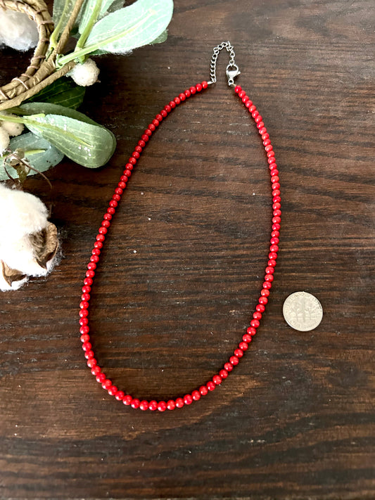 Red Coral Necklace